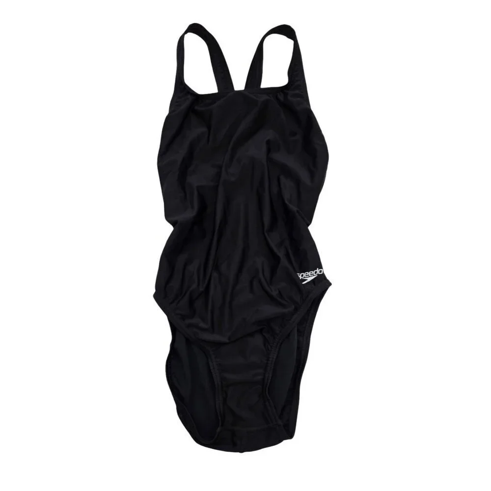NWT Women's - Speedo Pro LT Black One Piece Swimsuit, Size 8/34
